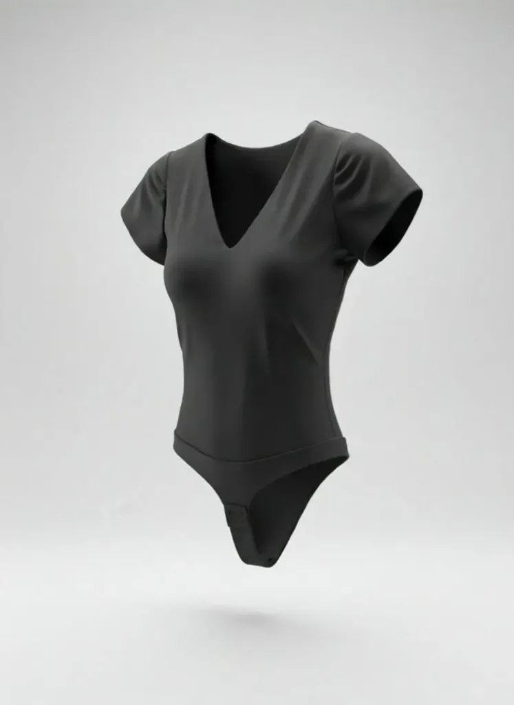 BODY FAJERO MANGA CORTA / CUELLO V (XS / PP)